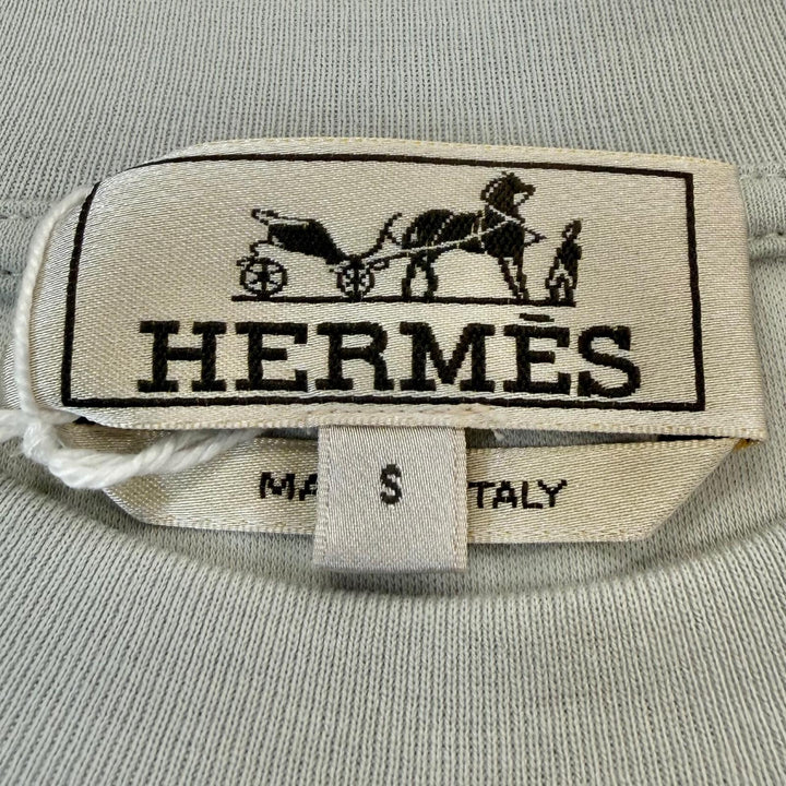 Pristine HERMES Short sleeve T-shirt Fragments Equestres Crew neck S H557910HA