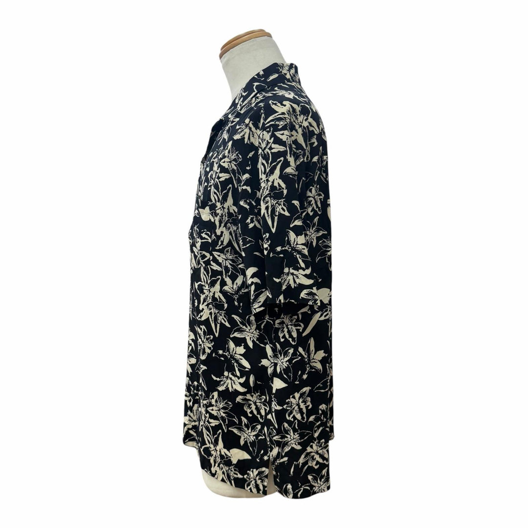 Excellent CELINE Short sleeve shirt Loose-fit Hawaiian shirt black 38 2C946837Y