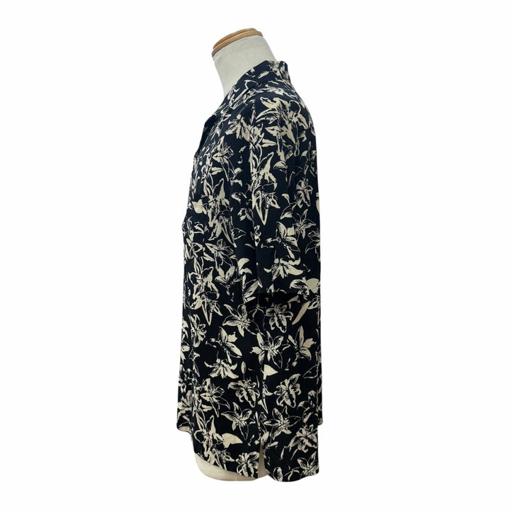 Excellent CELINE Short sleeve shirt Loose-fit Hawaiian shirt black 38 2C946837Y