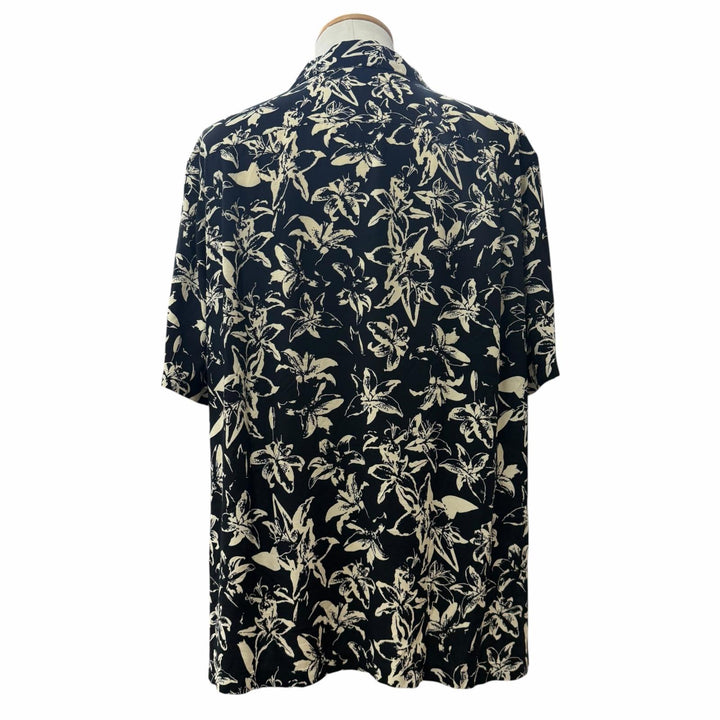 Excellent CELINE Short sleeve shirt Loose-fit Hawaiian shirt black 38 2C946837Y