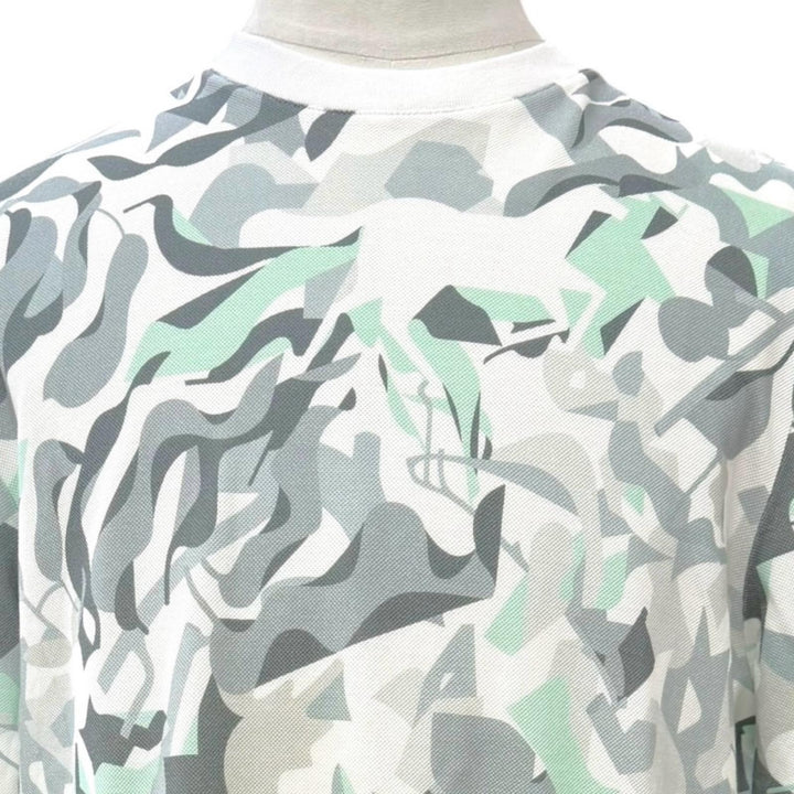 Excellent HERMES Short sleeve T-shirt Puzzle Vegetal Crew neck Multi M 31-5750