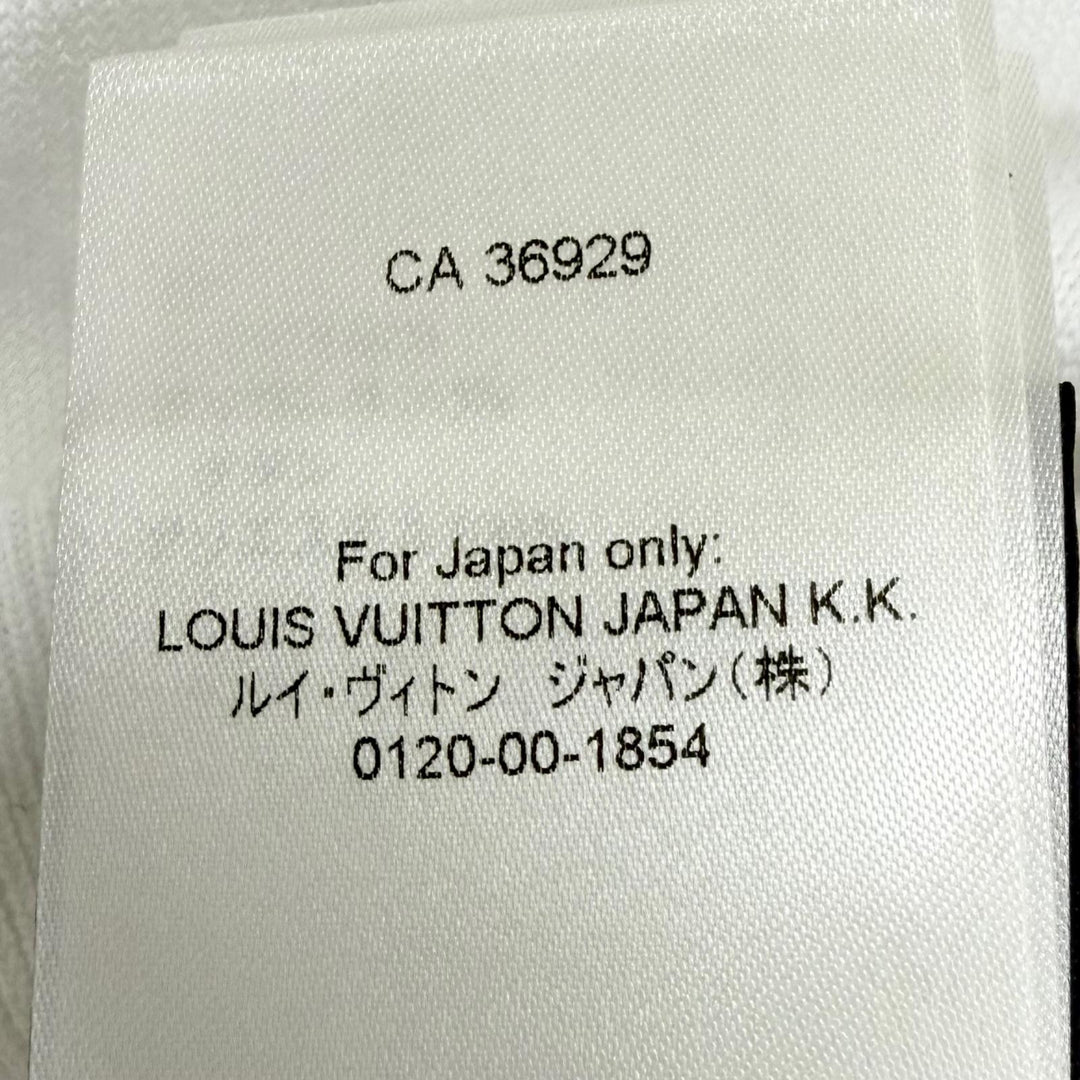 Excellent LOUIS VUITTON Short sleeve polo shirt Embroidered Short Sleeve white