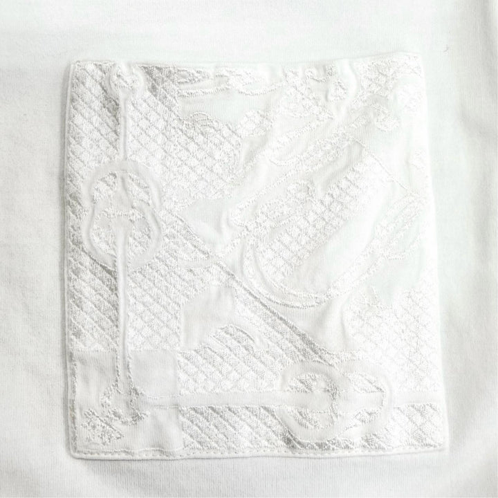 Excellent HERMES Short sleeve T-shirt Cricketis Embroidered Pocket 38 2E4611DUA