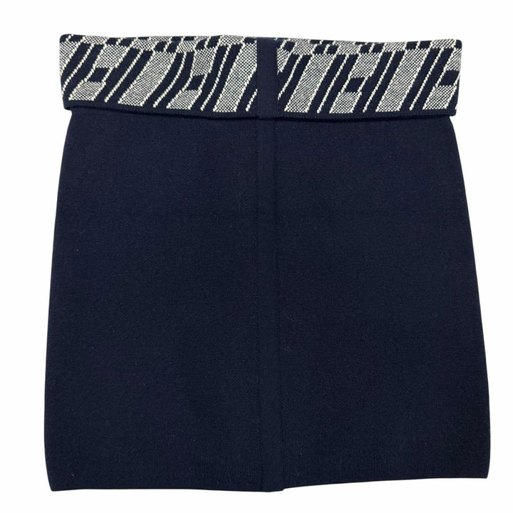 Excellent HERMES Snood H Logo Neck Warmer Navy cashmere Women 3E2901D5