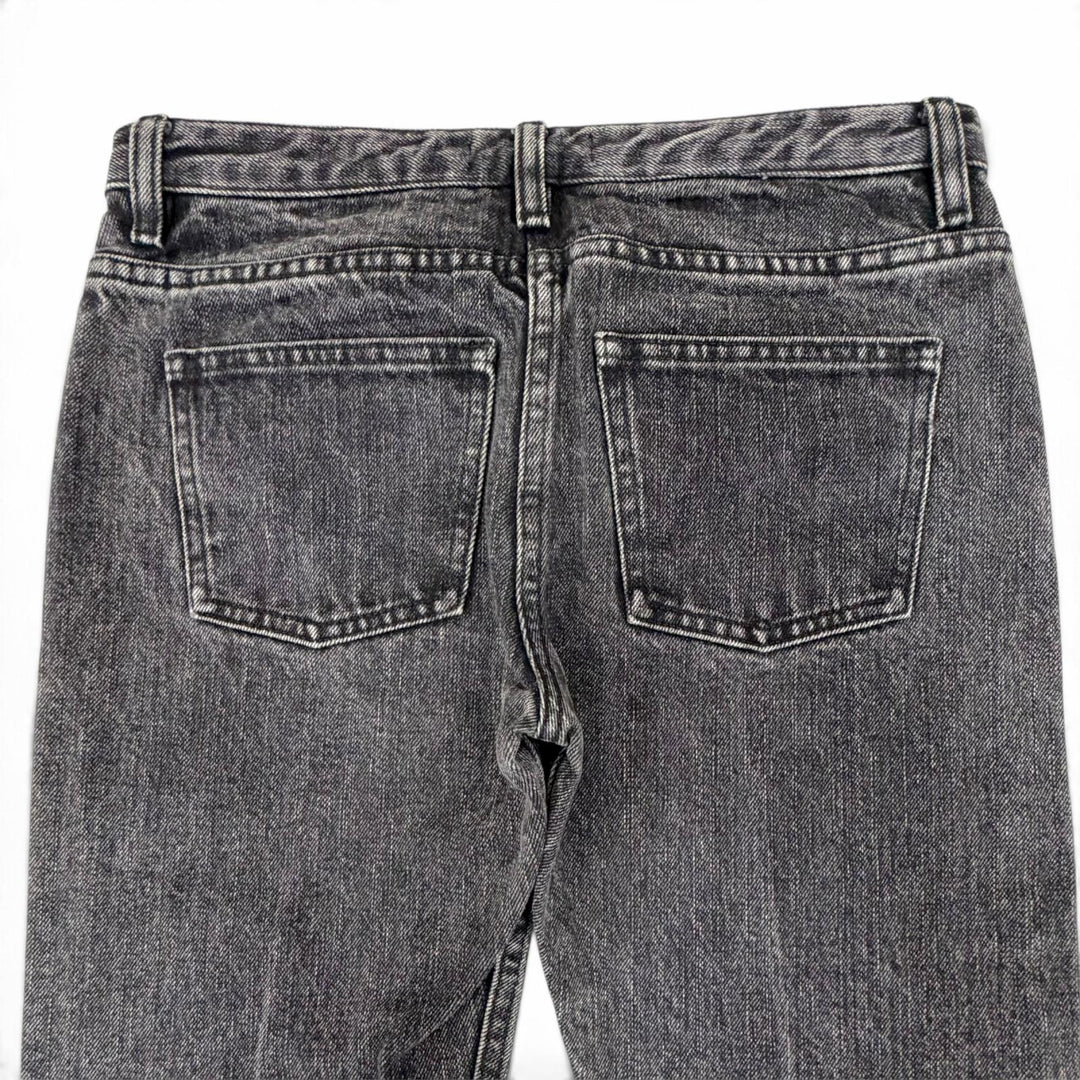 Great THE ROW Denim pants Button fly, straight leg, washed. Black series 0 AB190