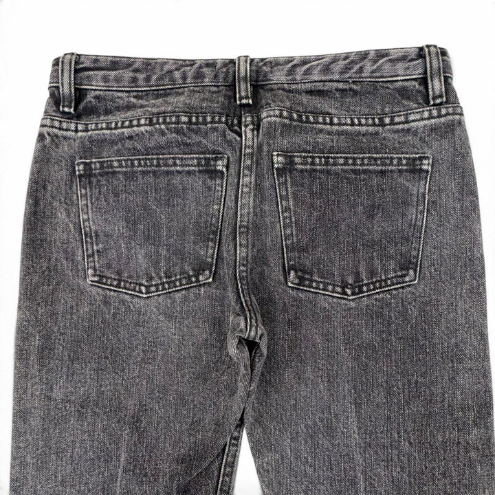 Great THE ROW Denim pants Button fly, straight leg, washed. Black series 0 AB190