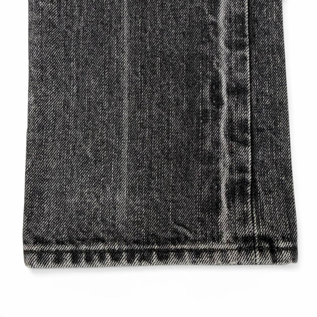 Great THE ROW Denim pants Button fly, straight leg, washed. Black series 0 AB190