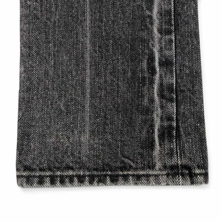 Great THE ROW Denim pants Button fly, straight leg, washed. Black series 0 AB190