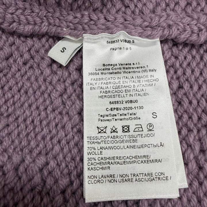 Excellent BOTTEGAVENETA Tight Skirt Knit skirt purple wool Women S