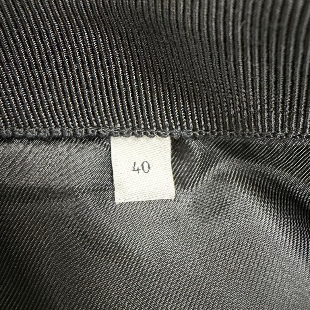 Pristine GUCCI Tight Skirt Side slit tweed Black series cotton Women 40 846316