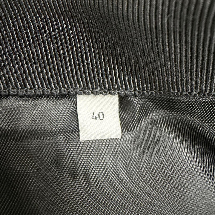 Pristine GUCCI Tight Skirt Side slit tweed Black series cotton Women 40 846316