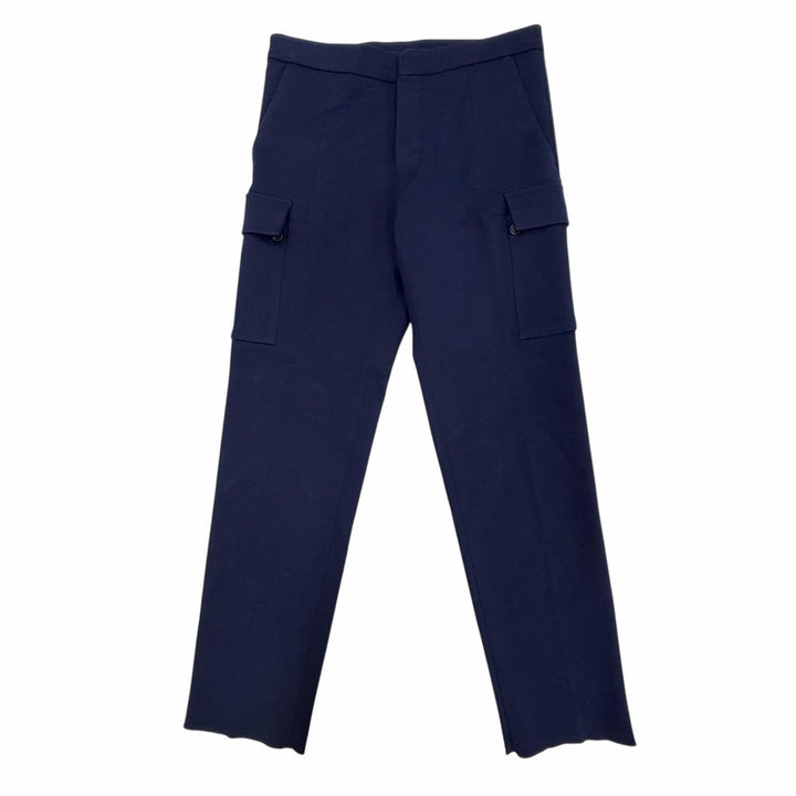 Excellent Berluti cargo pants slacks Navy wool mens IT 50