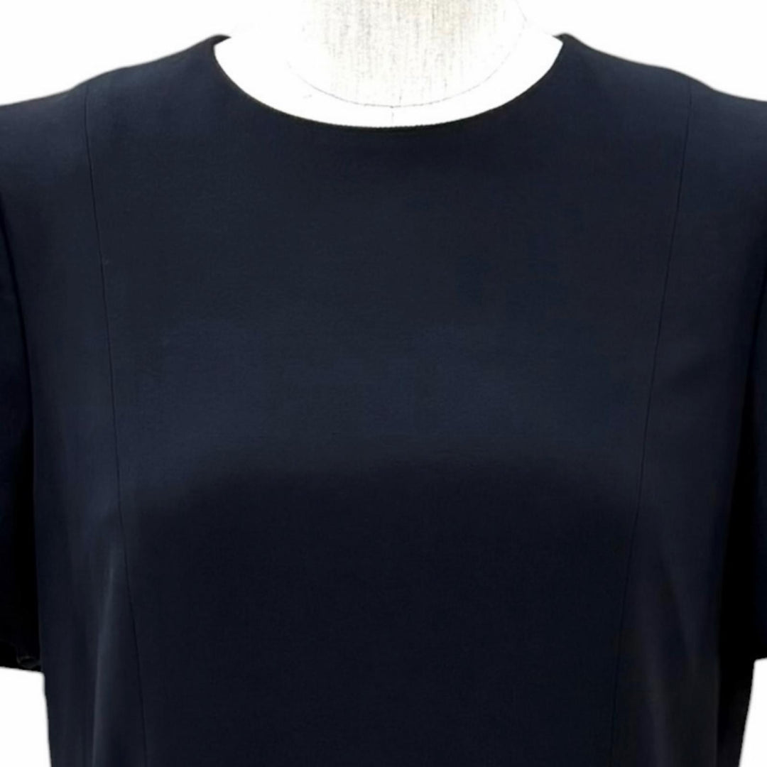 Excellent Christian Dior one piece side-flared top silk 38 5H21664A1710