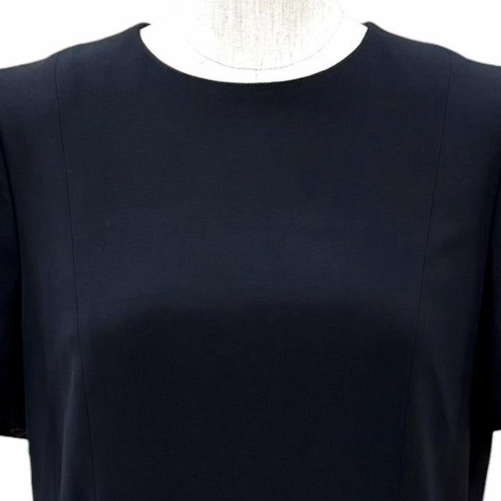 Excellent Christian Dior one piece side-flared top silk 38 5H21664A1710