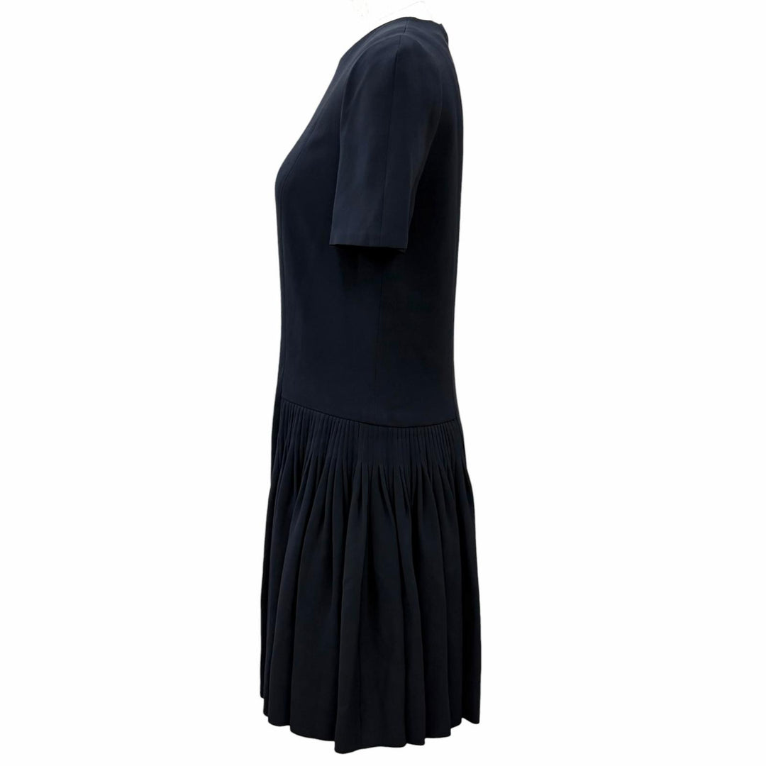 Excellent Christian Dior one piece side-flared top silk 38 5H21664A1710