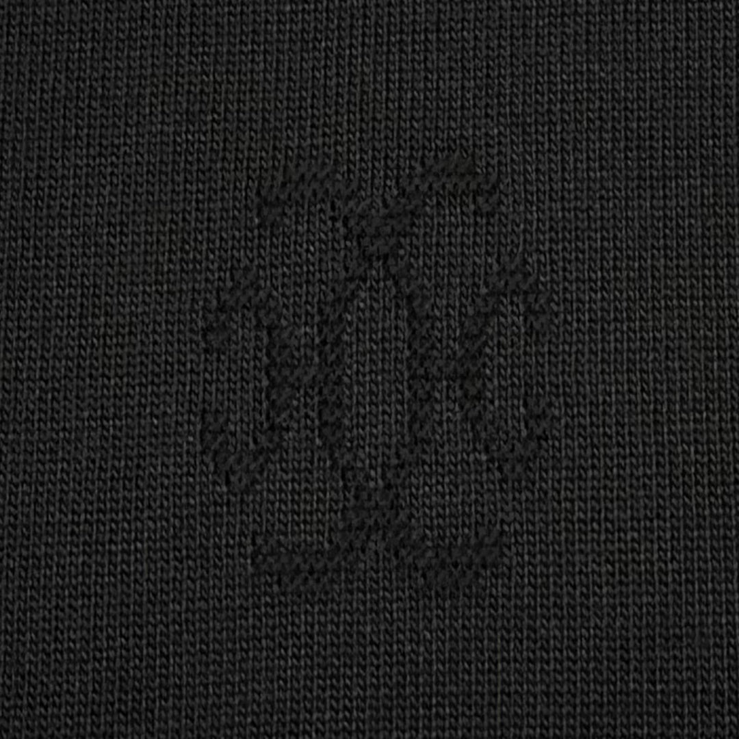 Great HERMES one piece H-Lift Crew Neck Short Sleeve Knit black silk Women IT 36