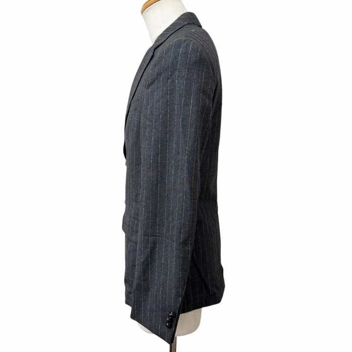 Excellent Salvatore Ferragamo tailored jacket Stripe Pattern Single