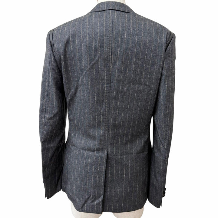 Excellent Salvatore Ferragamo tailored jacket Stripe Pattern Single