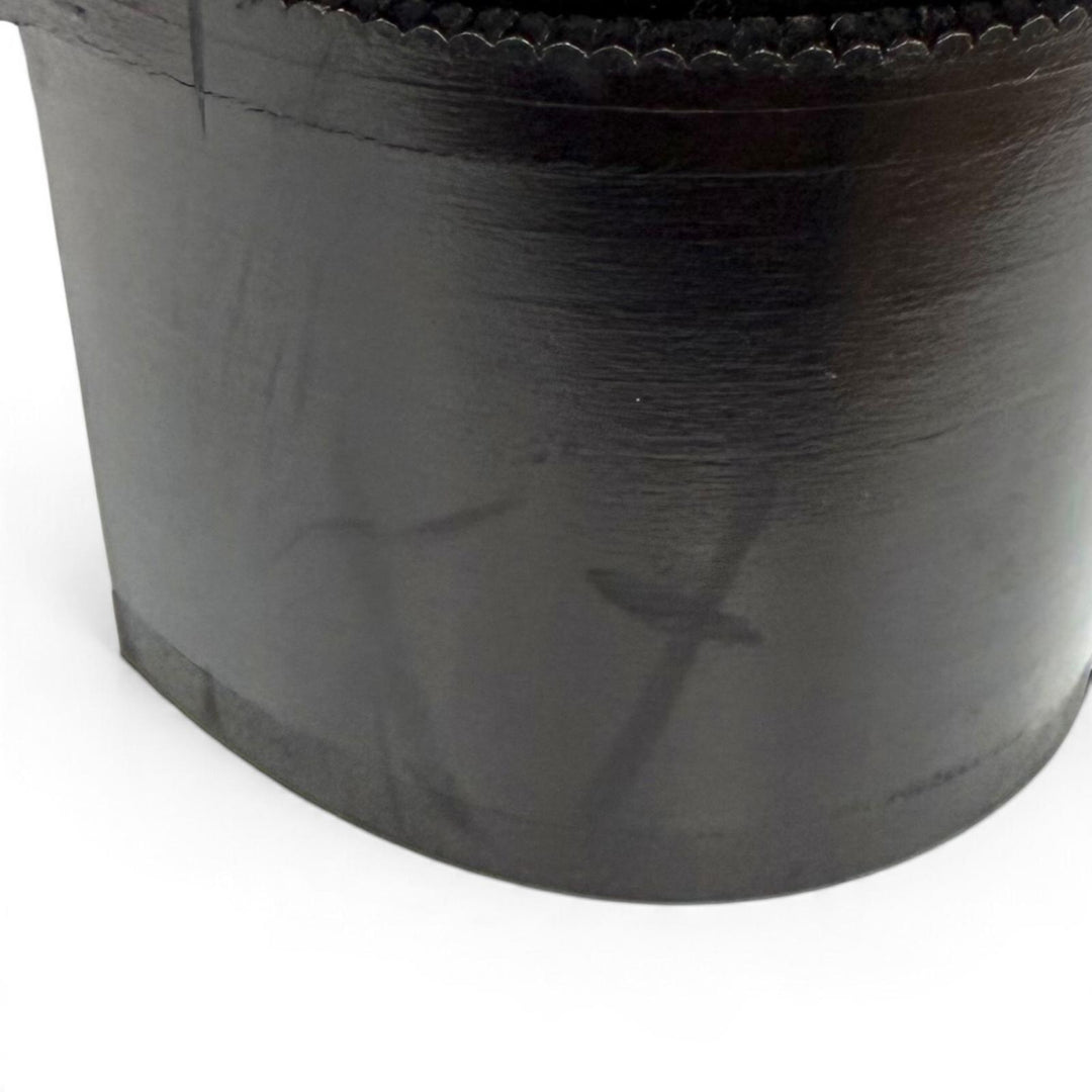 Pristine HERMES Knee-high boots Boots Justin 50 Glenan Buckle Leather black 38.5