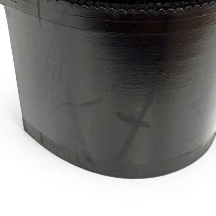Pristine HERMES Knee-high boots Boots Justin 50 Glenan Buckle Leather black 38.5