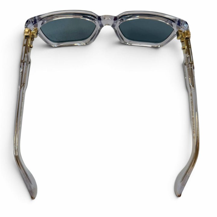 Excellent CHROME HEARTS sunglasses PEN15 cross temple clear mens 51020338