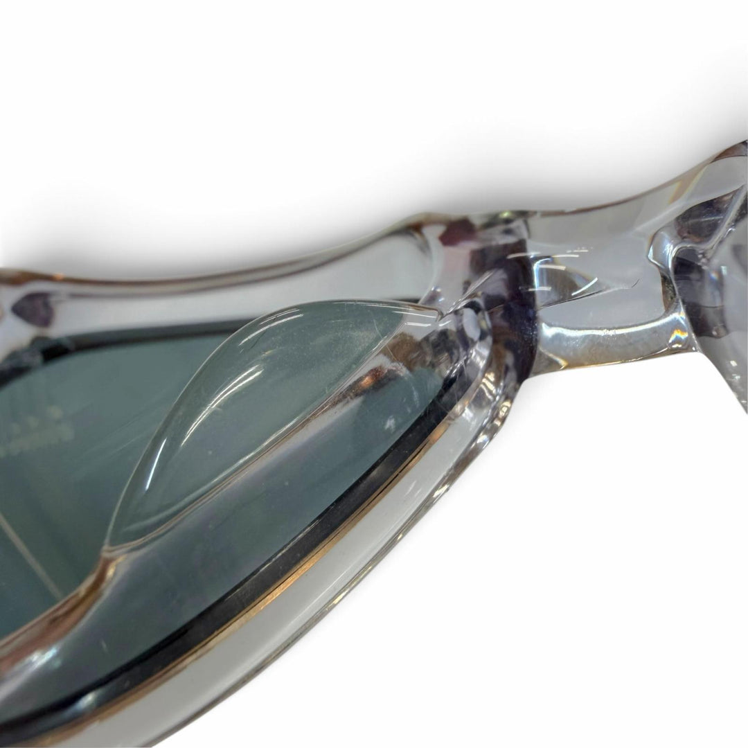 Excellent CHROME HEARTS sunglasses PEN15 cross temple clear mens 51020338