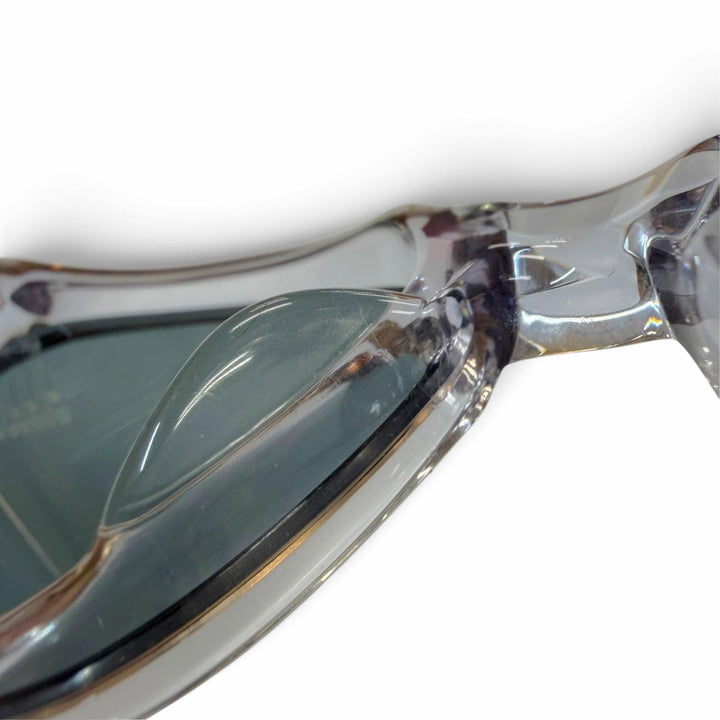 Excellent CHROME HEARTS sunglasses PEN15 cross temple clear mens 51020338