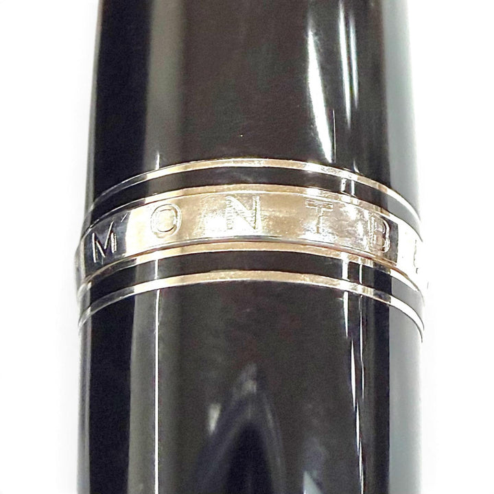 Excellent MONTBLANC Ballpoint pen Boheme white star black Blue Gemstone mens