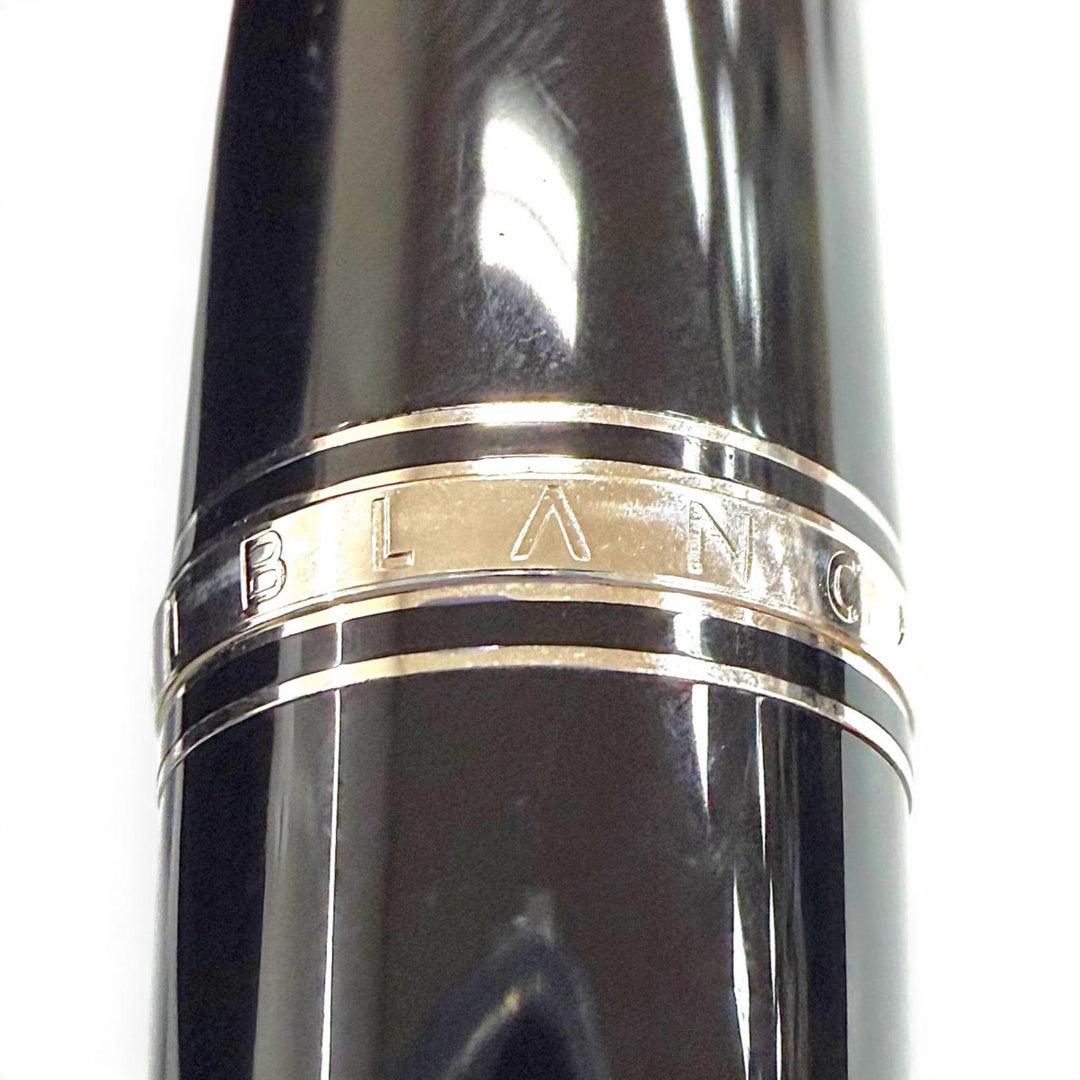 Excellent MONTBLANC Ballpoint pen Boheme white star black Blue Gemstone mens