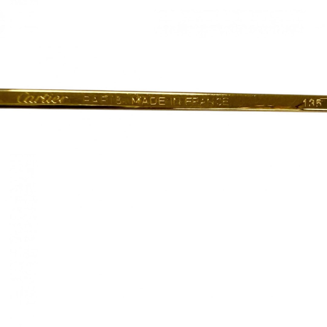 Very Good Cartier Glasses Mailon PANTHERE gold mens