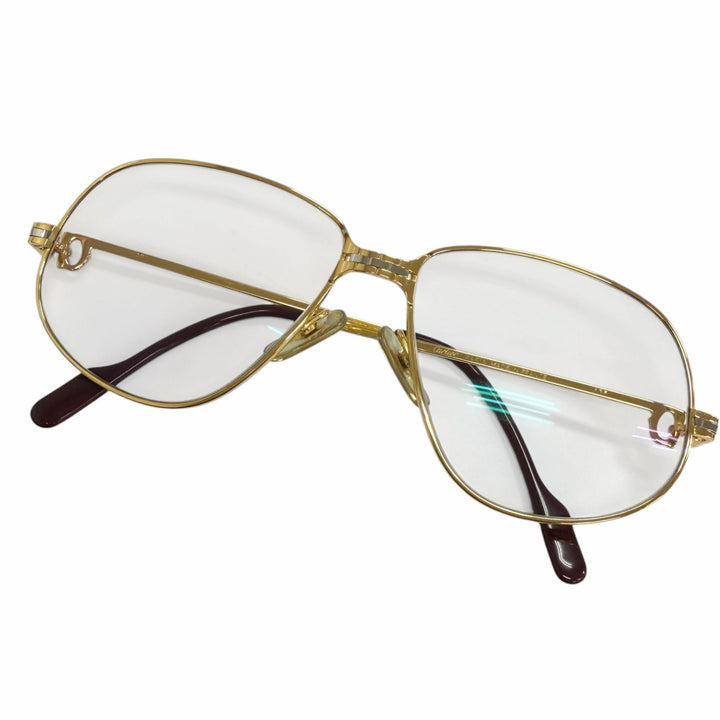 Very Good Cartier Glasses Mailon PANTHERE gold mens