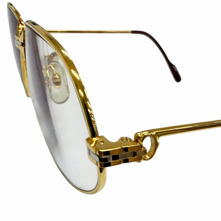 Very Good Cartier Glasses Mailon PANTHERE gold mens