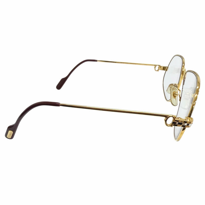Very Good Cartier Glasses Mailon PANTHERE gold mens