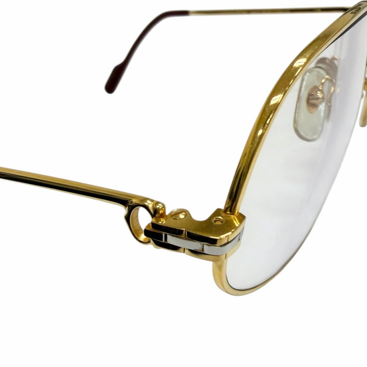Very Good Cartier Glasses Mailon PANTHERE gold mens