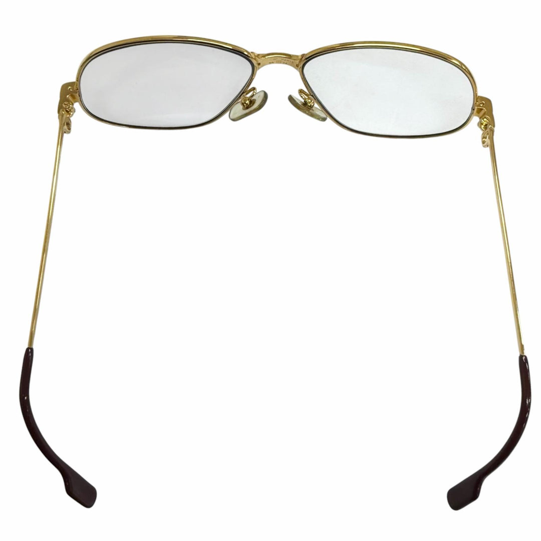 Very Good Cartier Glasses Mailon PANTHERE gold mens