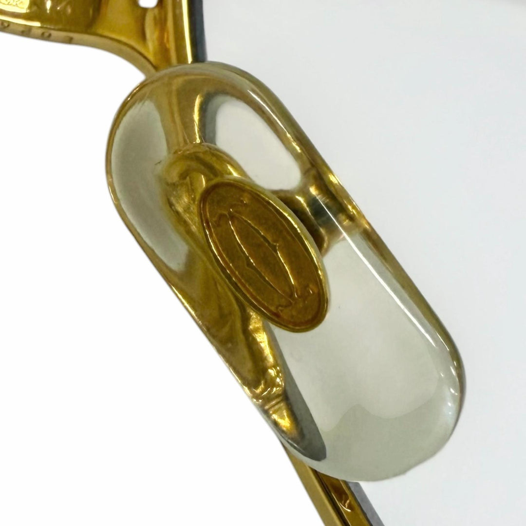 Very Good Cartier Glasses Mailon PANTHERE gold mens
