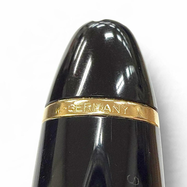 Great MONTBLANC fountain pen Meisterstück 146 white star black 14K mens