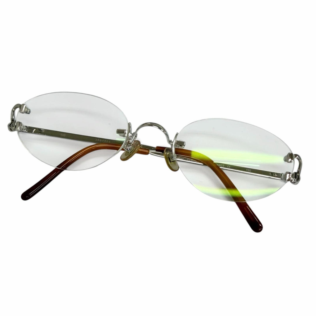 Great Cartier Glasses 2C Decor Rimless Silver mens