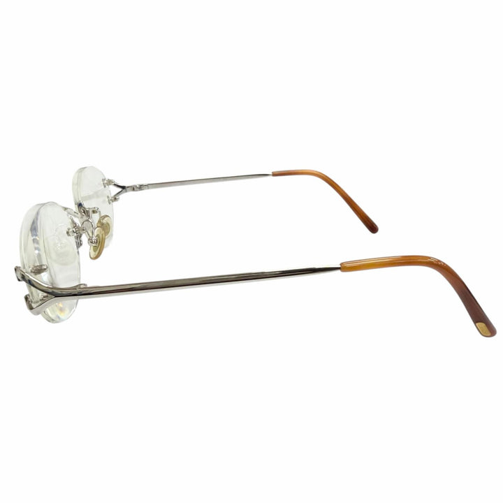 Great Cartier Glasses 2C Decor Rimless Silver mens