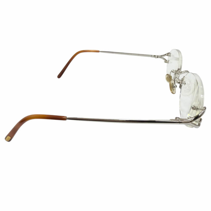 Great Cartier Glasses 2C Decor Rimless Silver mens