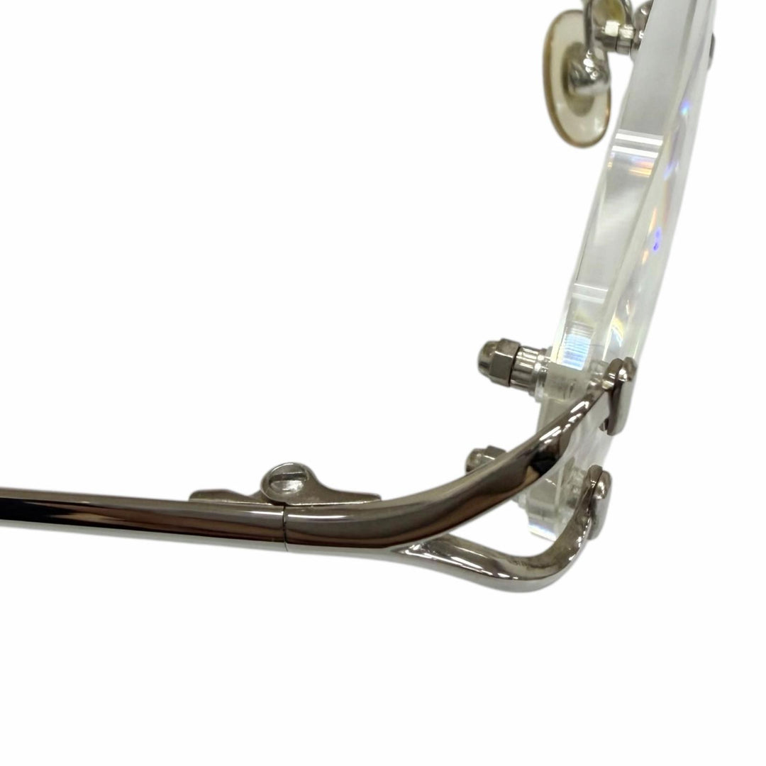 Great Cartier Glasses 2C Decor Rimless Silver mens