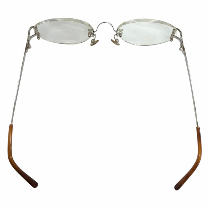 Great Cartier Glasses 2C Decor Rimless Silver mens