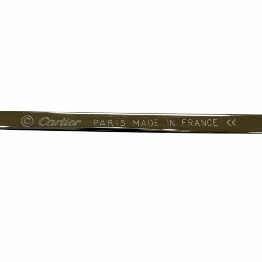 Great Cartier Glasses 2C Decor Rimless Silver mens