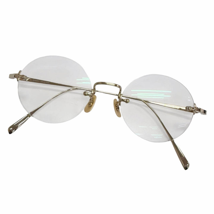 Great BJ CLASSIC COLLECTION Glasses Round frame, rimless, two-point gold
