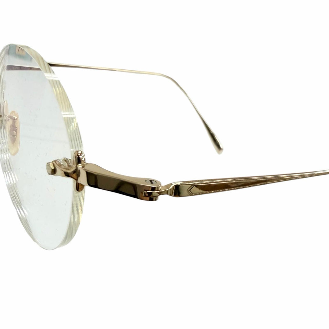 Great BJ CLASSIC COLLECTION Glasses Round frame, rimless, two-point gold