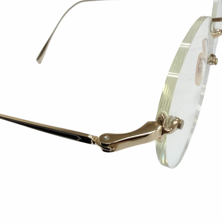 Great BJ CLASSIC COLLECTION Glasses Round frame, rimless, two-point gold