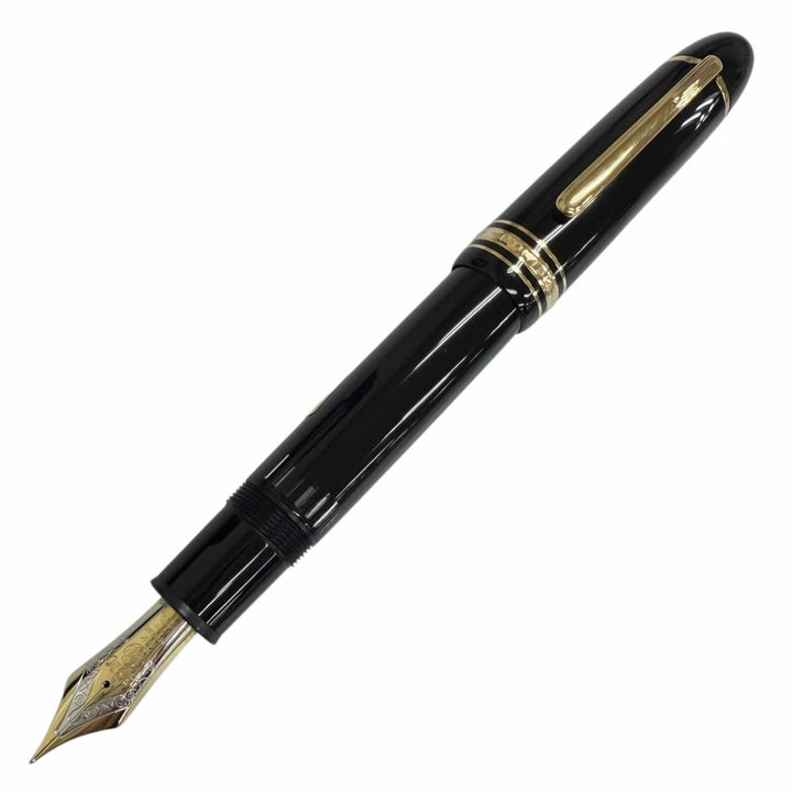 Excellent MONTBLANC fountain pen Meisterstück 149 black 18K mens