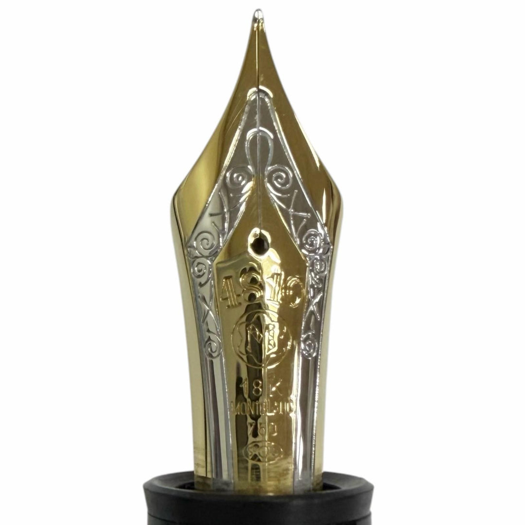 Excellent MONTBLANC fountain pen Meisterstück 149 black 18K mens
