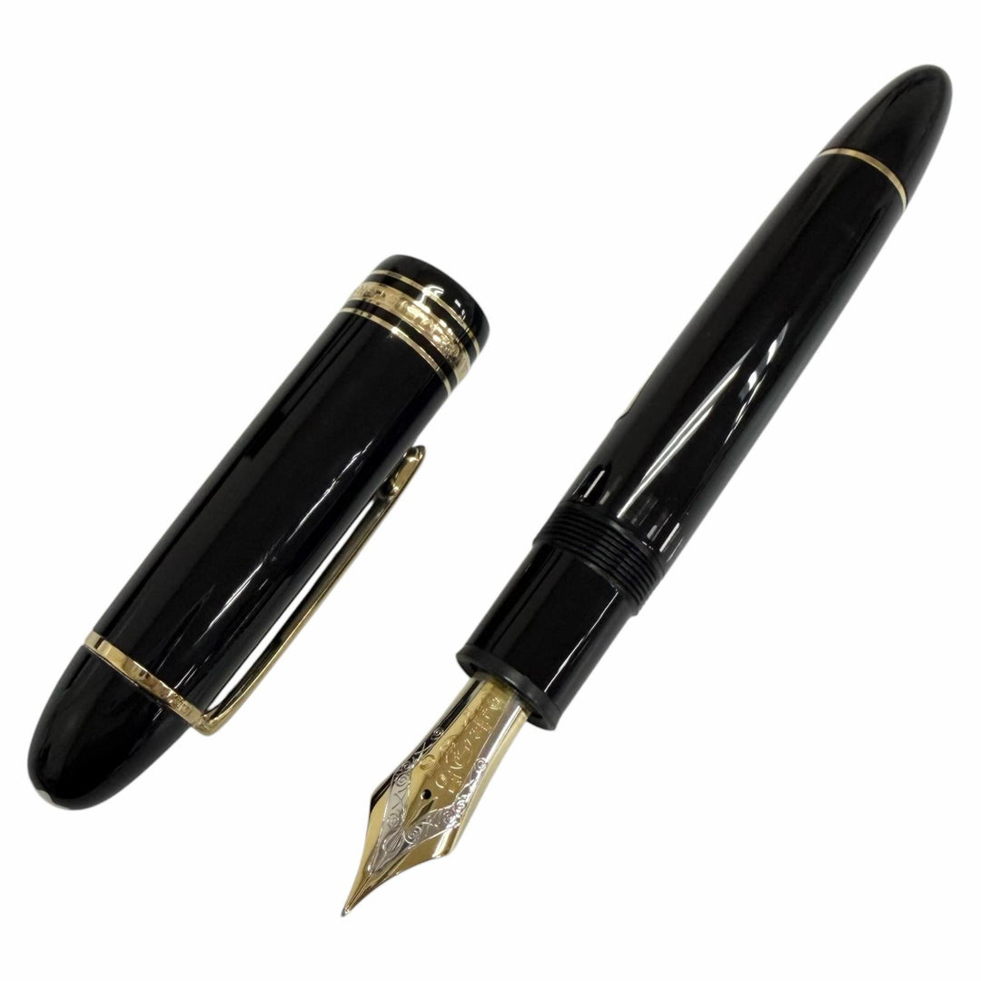 Excellent MONTBLANC fountain pen Meisterstück 149 black 18K mens
