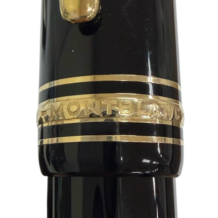 Excellent MONTBLANC fountain pen Meisterstück 149 black 18K mens